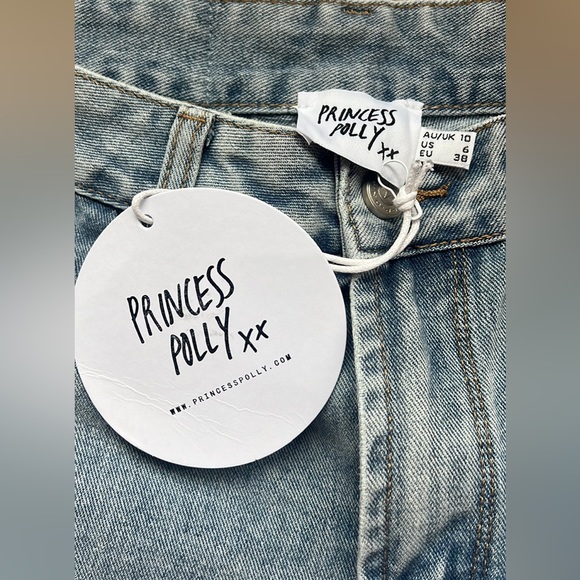 NWT Princess Polly Kalina Wide Leg Jeans size 6 - Picture 3 of 5